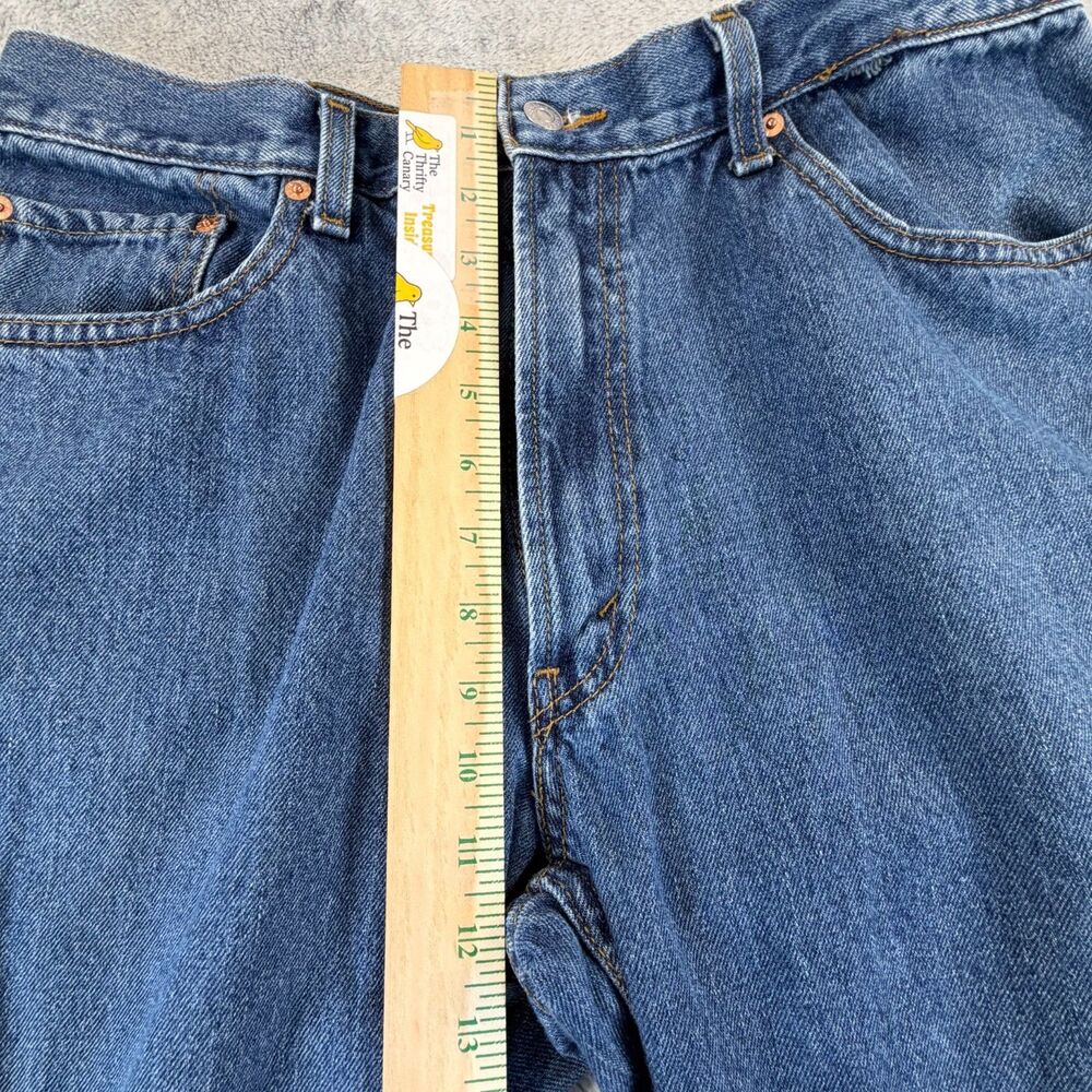 Levi’s 550 Relaxed Fit Jeans Men’s 38x30 Blue Denim Y2K Dad Jeans Straight Leg - Picture 7 of 9